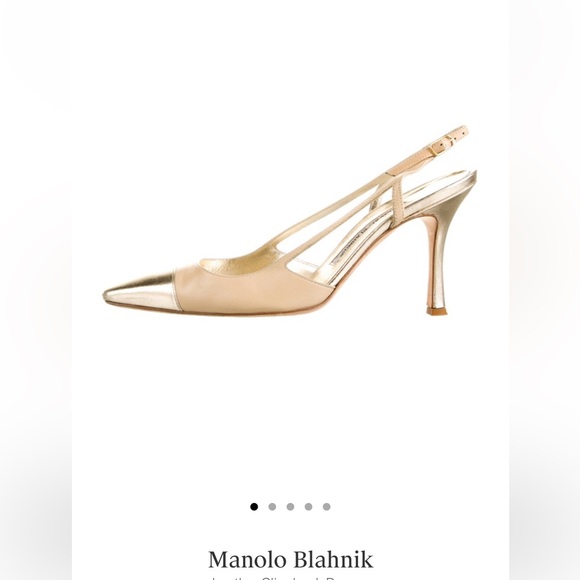 Manolo Blahnik Sling Back Heels
